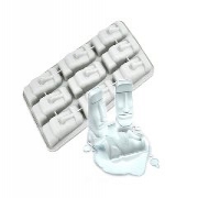 西方文化硅膠冰格，復(fù)活節(jié)石像制冰模型_硅膠廚