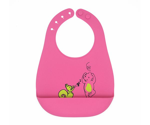 免洗幼兒硅膠口水兜，嬰兒衣物防臟圍兜