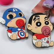 卡通手機(jī)殼Q版公仔，PVC奶嘴手機(jī)殼_手機(jī)套